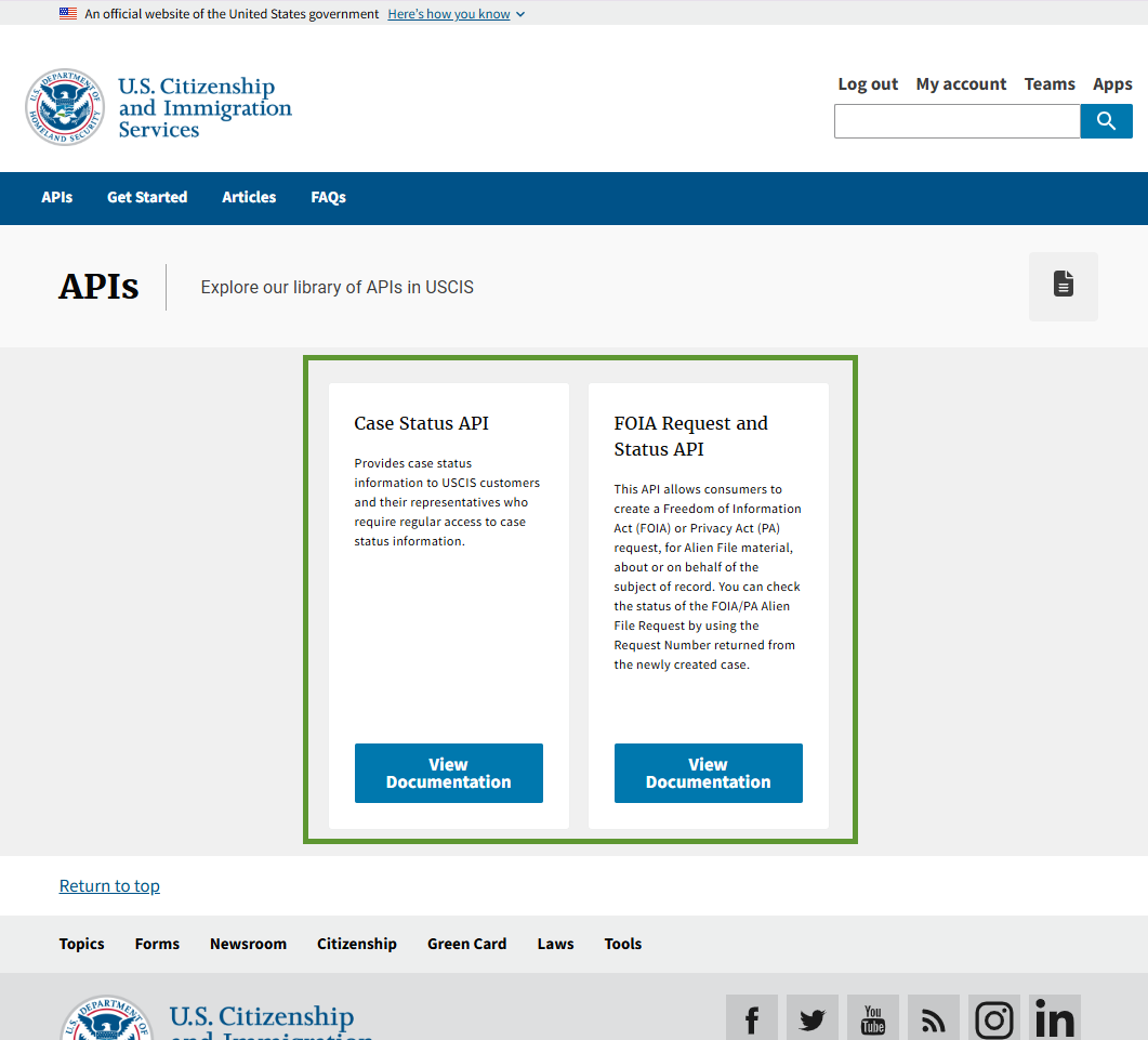 API Catalog